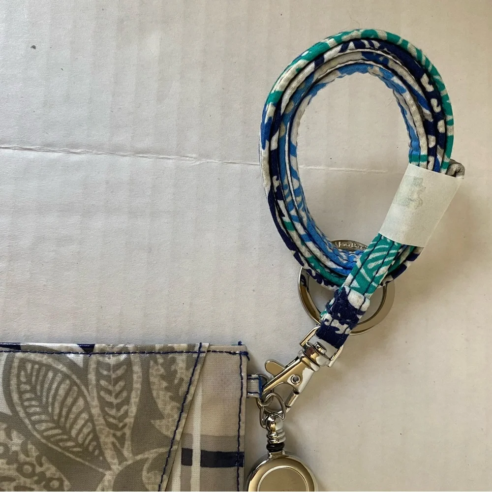 Vera Bradley ID Holder with Lanyard